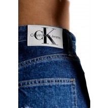 CALVIN KLEIN HIGH RISE RELAXED ΠΑΝΤΕΛΟΝΙ ΓΥΝΑΙΚΕΙΟ BLUΕ DENIM