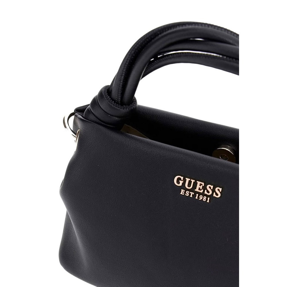 GUESS SANSA TOP HANDLE CROSSBODY ΤΣΑΝΤΑ ΓΥΝΑΙΚΕΙΑ BLACK