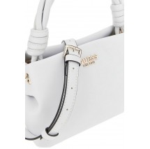 GUESS SANSA TOP HANDLE CROSSBODY ΤΣΑΝΤΑ ΓΥΝΑΙΚΕΙΑ WHITE