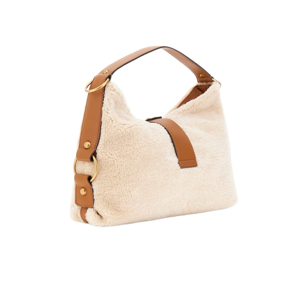 GUESS CAMDEN SHOULDER BAG ΤΣΑΝΤΑ ΓΥΝΑΙΚΕΙΑ NATURAL