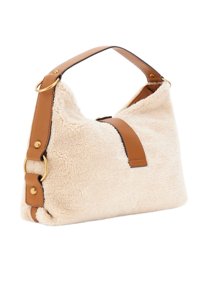 GUESS CAMDEN SHOULDER BAG ΤΣΑΝΤΑ ΓΥΝΑΙΚΕΙΑ NATURAL
