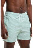 TOMMY HILFIGER MEDIUM DRAWSTRING STRIPE ΜΑΓΙΟ ΑΝΔΡΙΚΟ GREEN