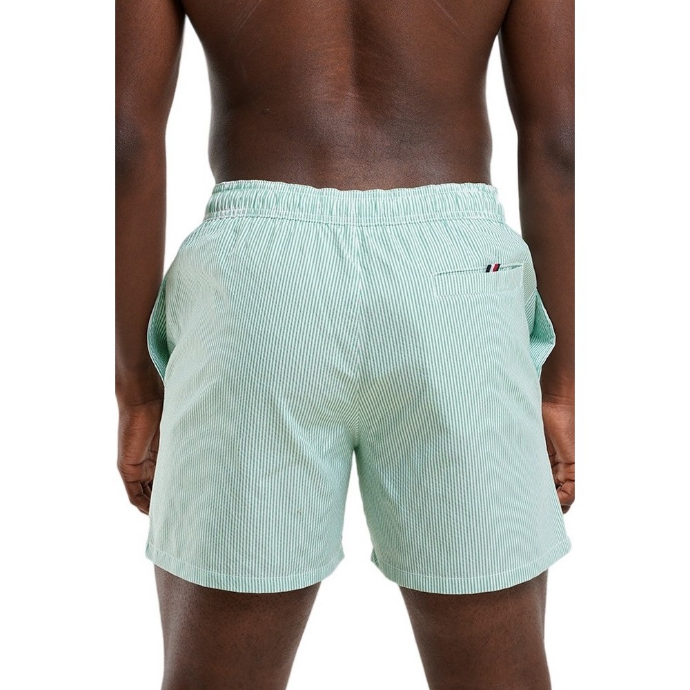 TOMMY HILFIGER MEDIUM DRAWSTRING STRIPE ΜΑΓΙΟ ΑΝΔΡΙΚΟ GREEN