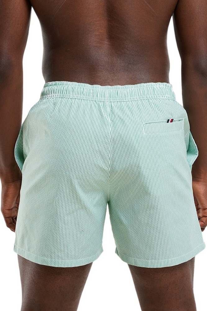 TOMMY HILFIGER MEDIUM DRAWSTRING STRIPE ΜΑΓΙΟ ΑΝΔΡΙΚΟ GREEN