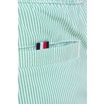TOMMY HILFIGER MEDIUM DRAWSTRING STRIPE ΜΑΓΙΟ ΑΝΔΡΙΚΟ GREEN