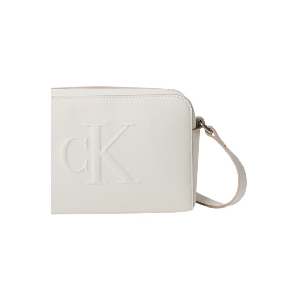 CALVIN KLEIN JEANS SCULPTED EW CAMERA BAG20 ΤΣΑΝΤΑ ΓΥΝΑΙΚΕΙΑ WHITE