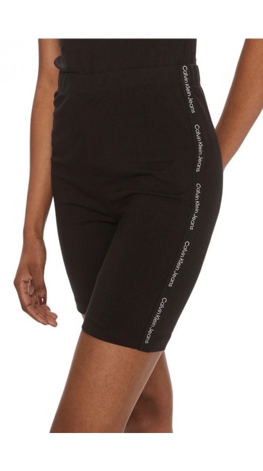 CALVIN KLEIN JEANS LOGO ELASTIC CYCLING SHORTS ΣΟΡΤΣ ΓΥΝΑΙΚΕΙΟ BLACK