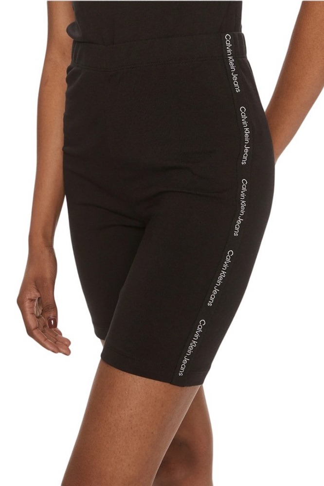 CALVIN KLEIN JEANS LOGO ELASTIC CYCLING SHORTS ΣΟΡΤΣ ΓΥΝΑΙΚΕΙΟ BLACK