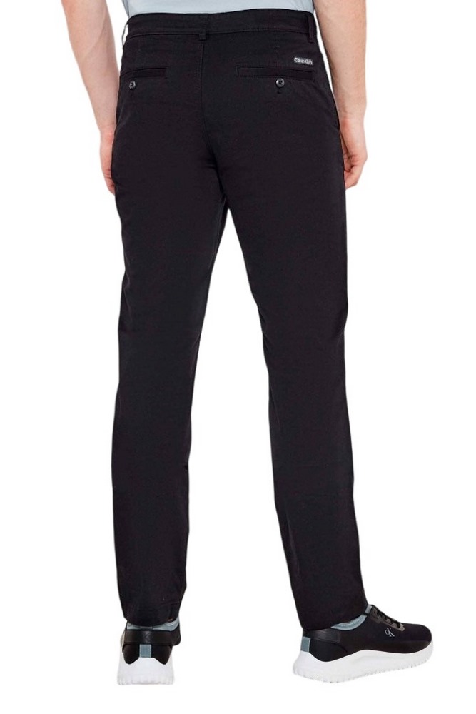 CALVIN KLEIN JEANS COTTON SIGNATURE SLIM CHINO PANT ΠΑΝΤΕΛΟΝΙ ΑΝΔΡΙΚΟ BLACK