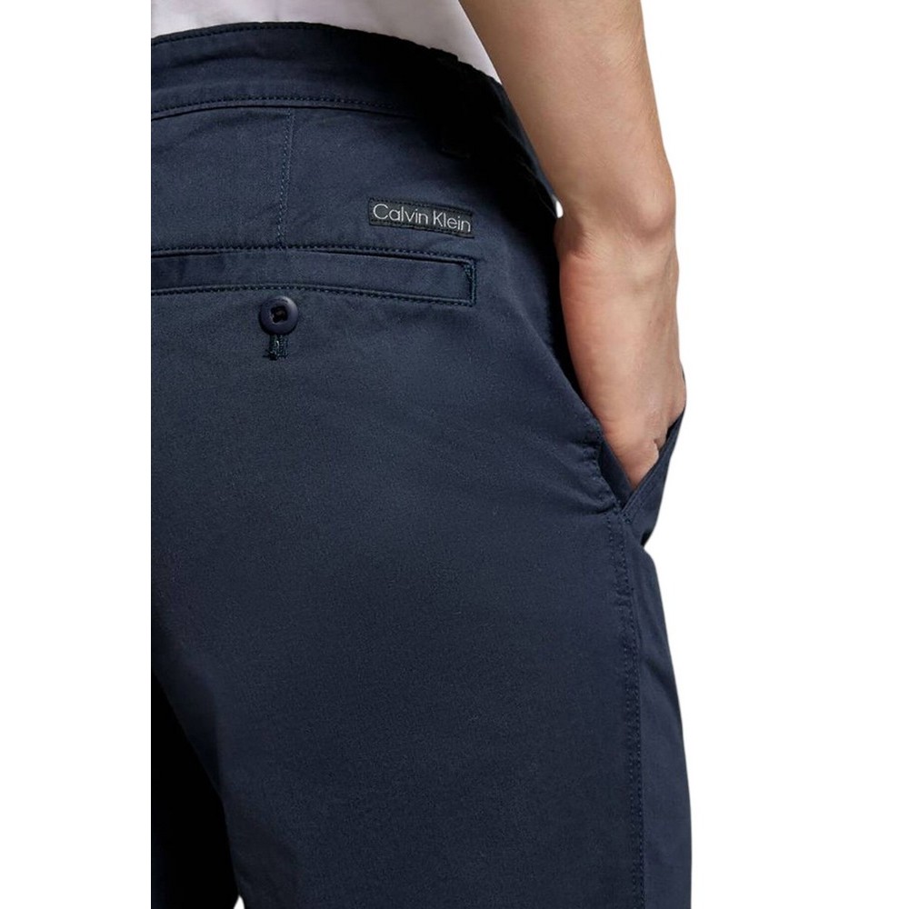 CALVIN KLEIN JEANS COTTON SIGNATURE SLIM CHINO PANT ΠΑΝΤΕΛΟΝΙ ΑΝΔΡΙΚΟ NAVY