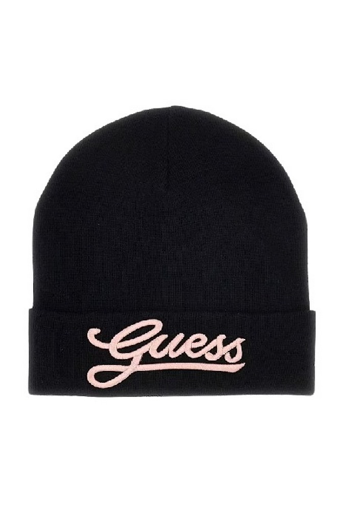 GUESS BEANIE ΣΚΟΥΦΟΣ ΓΥΝΑΙΚΕΙΟΣ BLACK