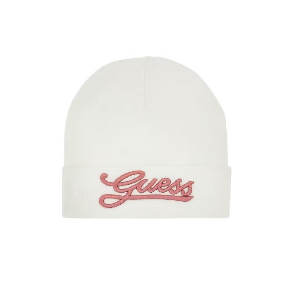 GUESS BEANIE ΣΚΟΥΦΟΣ ΓΥΝΑΙΚΕΙΟΣ WHITE