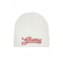 GUESS BEANIE ΣΚΟΥΦΟΣ ΓΥΝΑΙΚΕΙΟΣ WHITE