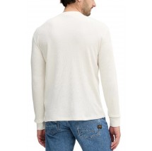 CALVIN KLEIN JEANS WAFFLE BADGE CREWNK TEE ΜΠΛΟΥΖΑ ΑΝΔΡΙΚΗ OFF WHITE