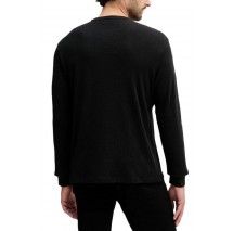 CALVIN KLEIN JEANS WAFFLE BADGE CREWNK TEE ΜΠΛΟΥΖΑ ΑΝΔΡΙΚΗ BLACK