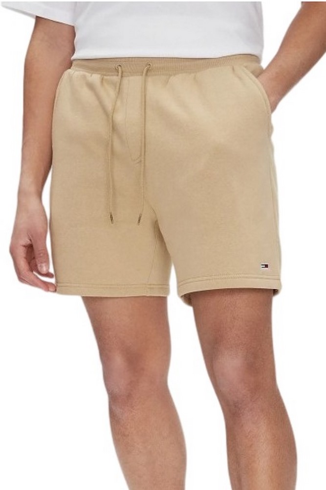 TOMMY JEANS S FLAG BEACH SHORT EXT ΒΕΡΜΟΥΔΑ ΑΝΔΡΙΚΗ TAN