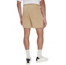 TOMMY JEANS S FLAG BEACH SHORT EXT ΒΕΡΜΟΥΔΑ ΑΝΔΡΙΚΗ TAN