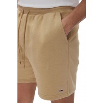 TOMMY JEANS S FLAG BEACH SHORT EXT ΒΕΡΜΟΥΔΑ ΑΝΔΡΙΚΗ TAN