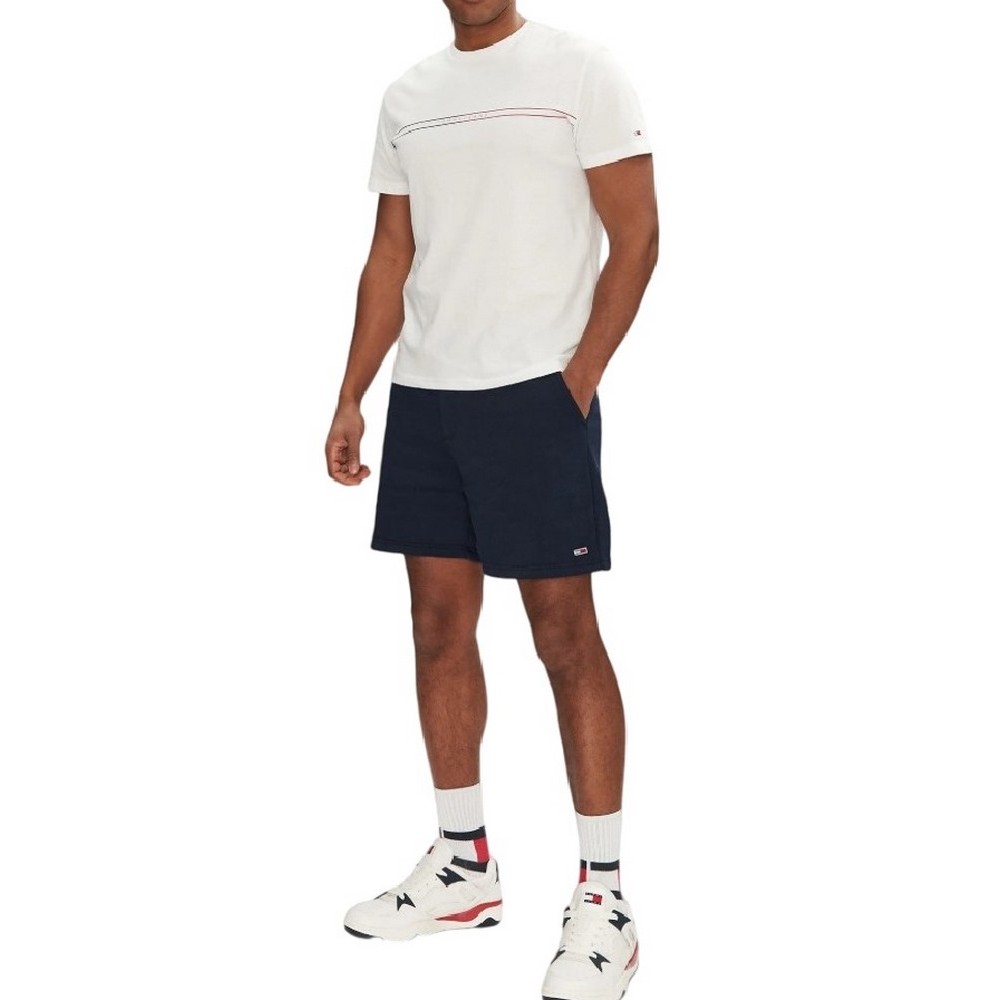 TOMMY JEANS S FLAG BEACH SHORT EXT ΒΕΡΜΟΥΔΑ ΑΝΔΡΙΚΗ DARK NAVY