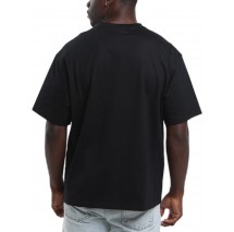 CALVIN KLEIN JEANS HI LOW EMB 16S JERSEY CN TEE T-SHIRT ΜΠΛΟΥΖΑ ΑΝΔΡΙΚΗ BLACK