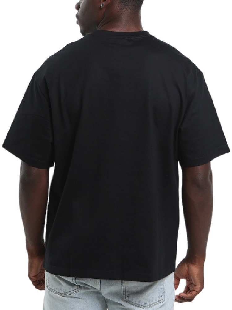 CALVIN KLEIN JEANS HI LOW EMB 16S JERSEY CN TEE T-SHIRT ΜΠΛΟΥΖΑ ΑΝΔΡΙΚΗ BLACK