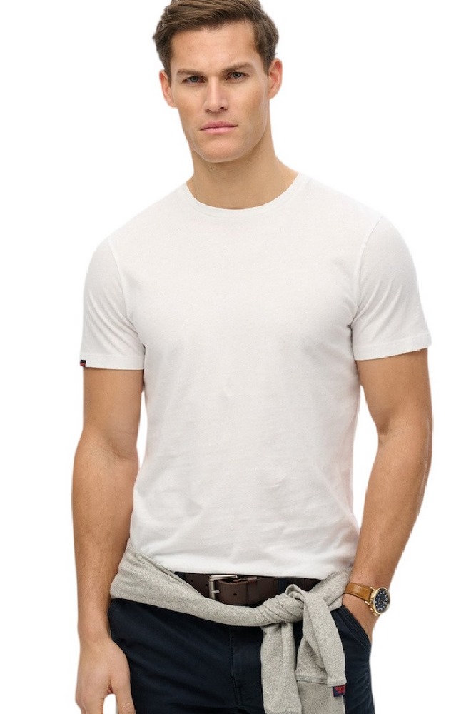 SUPERDRY IND CLASSIC ESSENTIAL TEE T-SHIRT ΜΠΛΟΥΖΑ ΑΝΔΡΙΚΗ WHITE