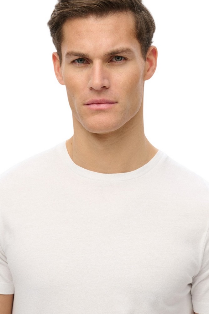 SUPERDRY IND CLASSIC ESSENTIAL TEE T-SHIRT ΜΠΛΟΥΖΑ ΑΝΔΡΙΚΗ WHITE