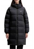 TOMMY JEANS ESSENTIAL MIDWEIGHT LONG PUFFER ΜΠΟΥΦΑΝ ΓΥΝΑΙΚΕΙΟ BLACK