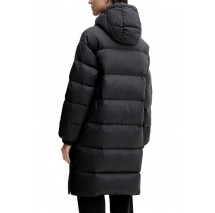 TOMMY JEANS ESSENTIAL MIDWEIGHT LONG PUFFER ΜΠΟΥΦΑΝ ΓΥΝΑΙΚΕΙΟ BLACK