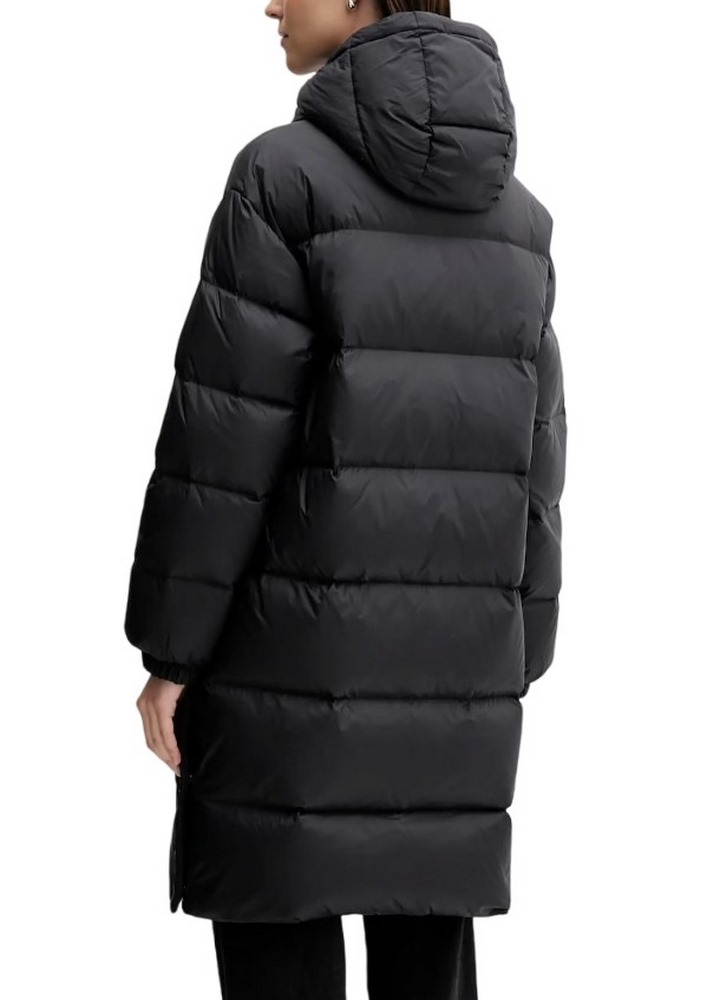 TOMMY JEANS ESSENTIAL MIDWEIGHT LONG PUFFER ΜΠΟΥΦΑΝ ΓΥΝΑΙΚΕΙΟ BLACK