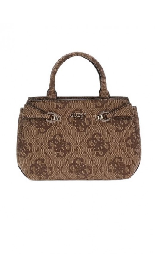 GUESS LORELEI MINI SATCHEL ΤΣΑΝΤΑ ΓΥΝΑΙΚΕΙΑ LATTE
