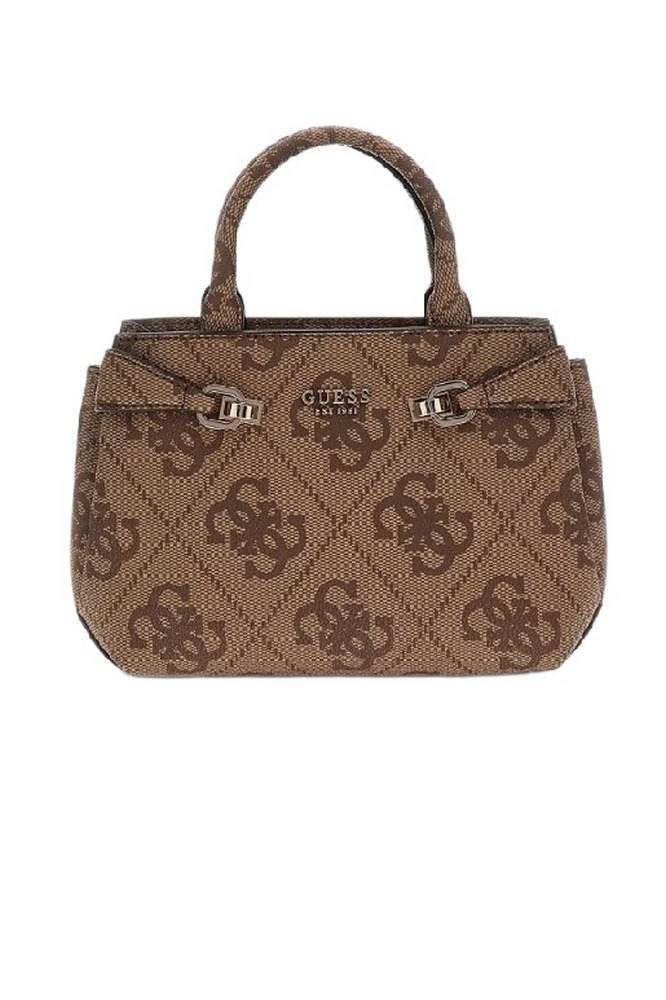 GUESS LORELEI MINI SATCHEL ΤΣΑΝΤΑ ΓΥΝΑΙΚΕΙΑ LATTE