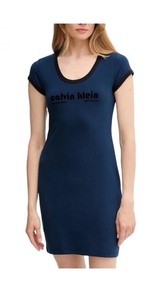 CALVIN KLEIN JEANS PM C GRPHC SCP ΦΟΡΕΜΑ ΓΥΝΑΙΚΕΙΟ BLUE