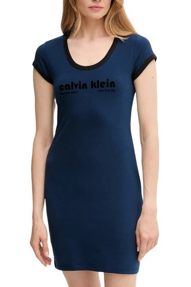 CALVIN KLEIN JEANS PM C GRPHC SCP ΦΟΡΕΜΑ ΓΥΝΑΙΚΕΙΟ BLUE