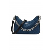 DKNY  JENNA CROSS BODY HANDBAG R52EVI10 ΤΣΑΝΤΑ ΓΥΝΑΙΚΕΙΑ BLUΕ DENIM