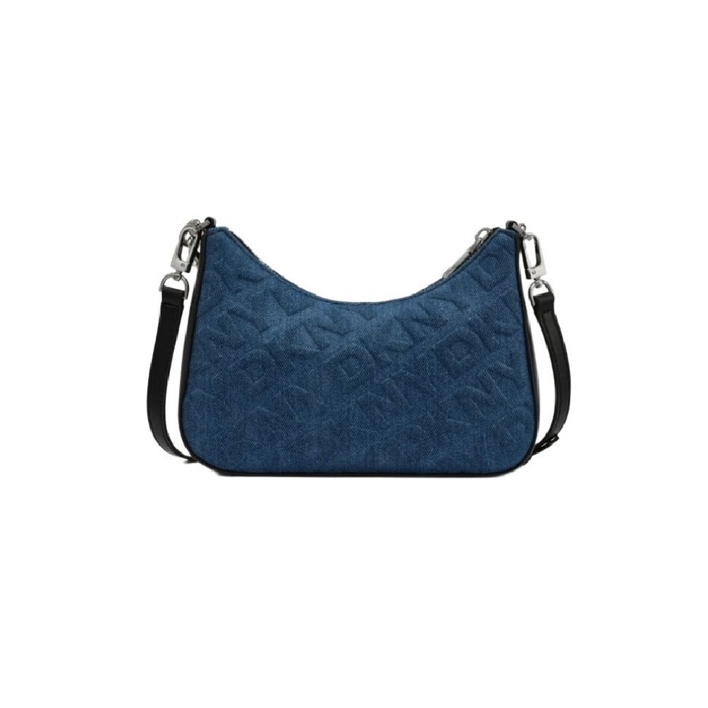 DKNY  JENNA CROSS BODY HANDBAG R52EVI10 ΤΣΑΝΤΑ ΓΥΝΑΙΚΕΙΑ BLUΕ DENIM