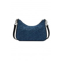 DKNY  JENNA CROSS BODY HANDBAG R52EVI10 ΤΣΑΝΤΑ ΓΥΝΑΙΚΕΙΑ BLUΕ DENIM