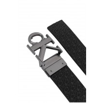CALVIN KLEIN MNGRM PLQ BCKL 35MM ΖΩΝΗ ΑΝΔΡΙΚΗ BLACK