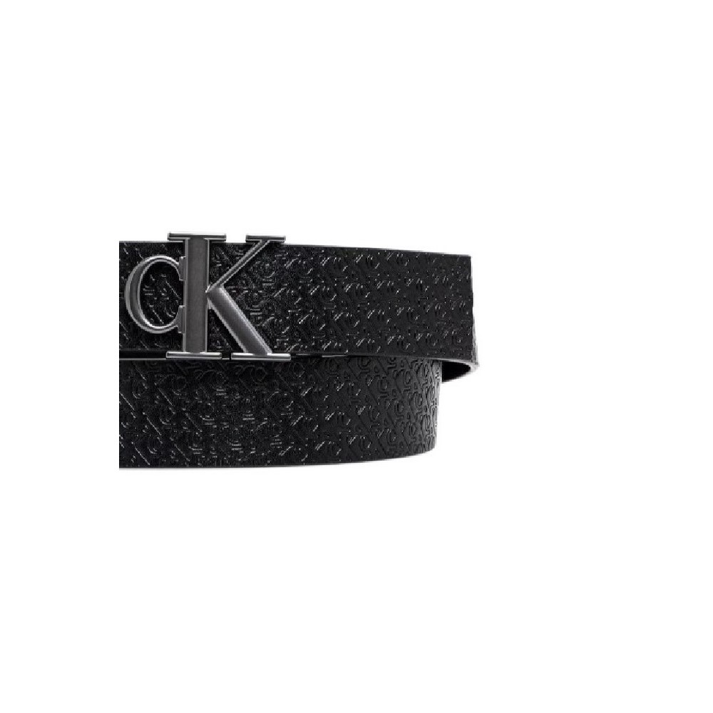 CALVIN KLEIN MNGRM PLQ BCKL 35MM ΖΩΝΗ ΑΝΔΡΙΚΗ BLACK