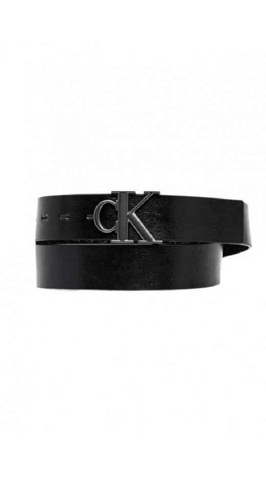 CALVIN KLEIN MNGRM PLQ BCKL 35MM ΖΩΝΗ ΑΝΔΡΙΚΗ BLACK