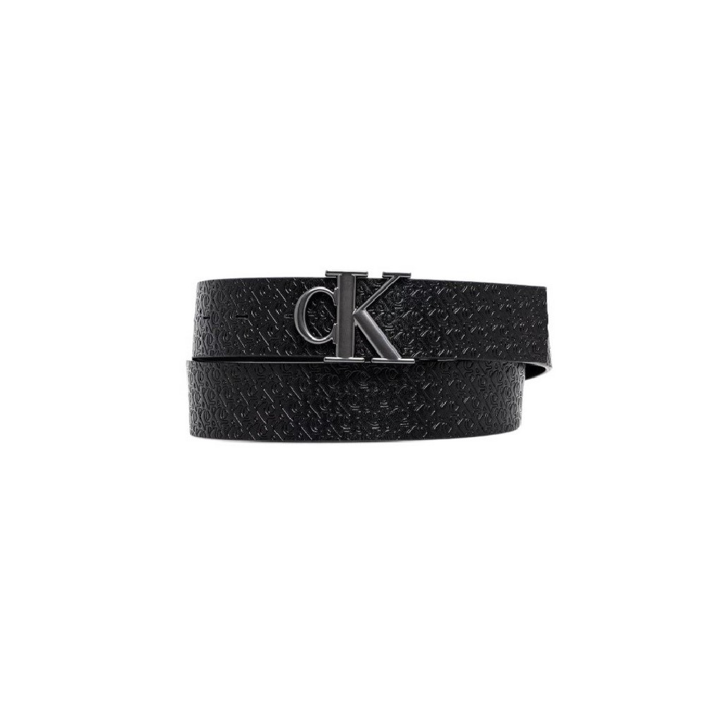 CALVIN KLEIN MNGRM PLQ BCKL 35MM ΖΩΝΗ ΑΝΔΡΙΚΗ BLACK