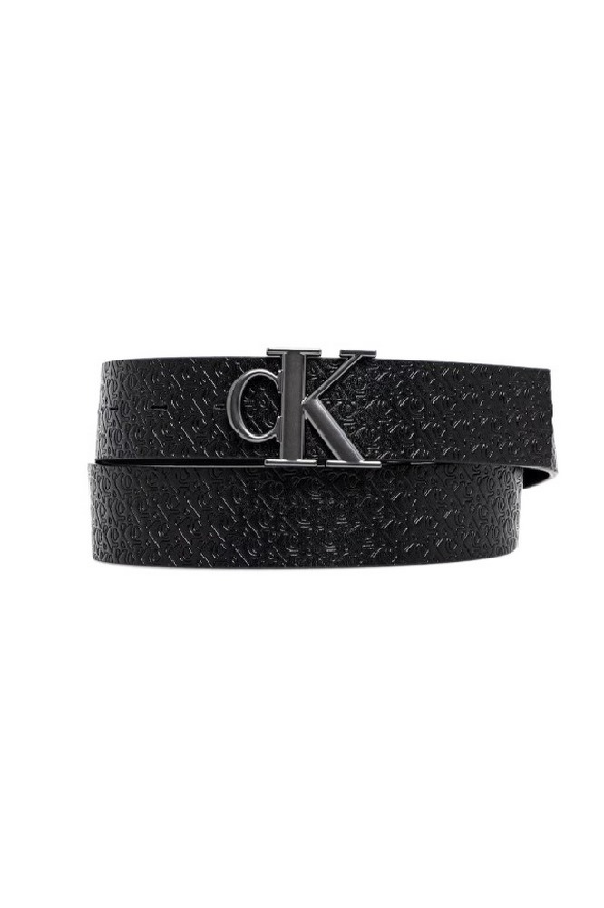 CALVIN KLEIN MNGRM PLQ BCKL 35MM ΖΩΝΗ ΑΝΔΡΙΚΗ BLACK