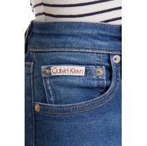 CALVIN KLEIN HGH RS SKNNY ANKL JN ΠΑΝΤΕΛΟΝΙ ΓΥΝΑΙΚΕΙΟ BLUΕ DENIM