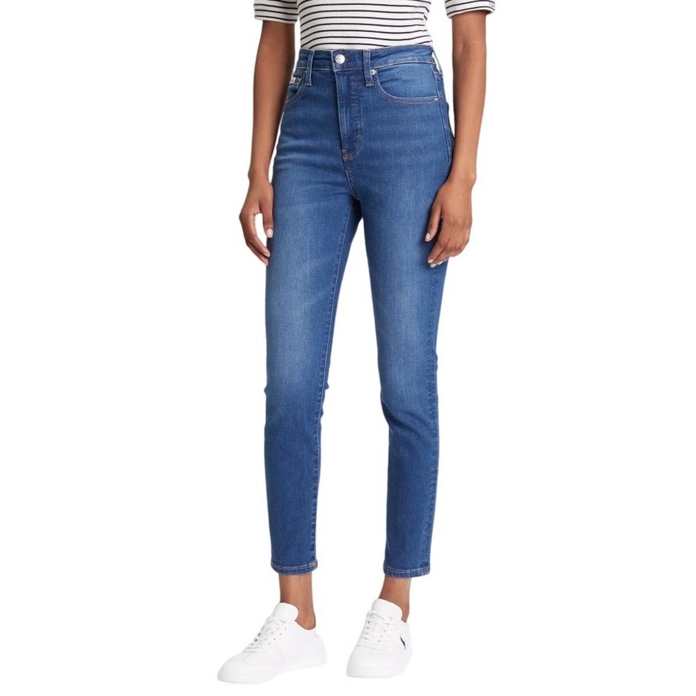 CALVIN KLEIN HGH RS SKNNY ANKL JN ΠΑΝΤΕΛΟΝΙ ΓΥΝΑΙΚΕΙΟ BLUΕ DENIM