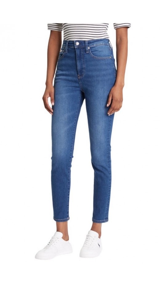 CALVIN KLEIN HGH RS SKNNY ANKL JN ΠΑΝΤΕΛΟΝΙ ΓΥΝΑΙΚΕΙΟ BLUΕ DENIM