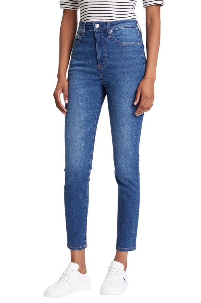 CALVIN KLEIN HGH RS SKNNY ANKL JN ΠΑΝΤΕΛΟΝΙ ΓΥΝΑΙΚΕΙΟ BLUΕ DENIM