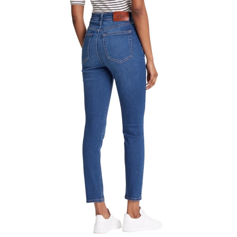 CALVIN KLEIN HGH RS SKNNY ANKL JN ΠΑΝΤΕΛΟΝΙ ΓΥΝΑΙΚΕΙΟ BLUΕ DENIM