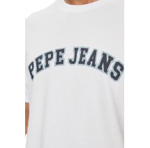 PEPE JEANS LONDON CLEMENT T-SHIRT ΜΠΛΟΥΖΑ ΑΝΔΡΙΚΗ WHITE