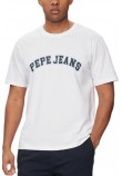 PEPE JEANS LONDON CLEMENT T-SHIRT ΜΠΛΟΥΖΑ ΑΝΔΡΙΚΗ WHITE