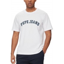 PEPE JEANS LONDON CLEMENT T-SHIRT ΜΠΛΟΥΖΑ ΑΝΔΡΙΚΗ WHITE